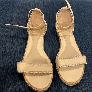 Nude Misguided Sandals with studded accent size 41/10